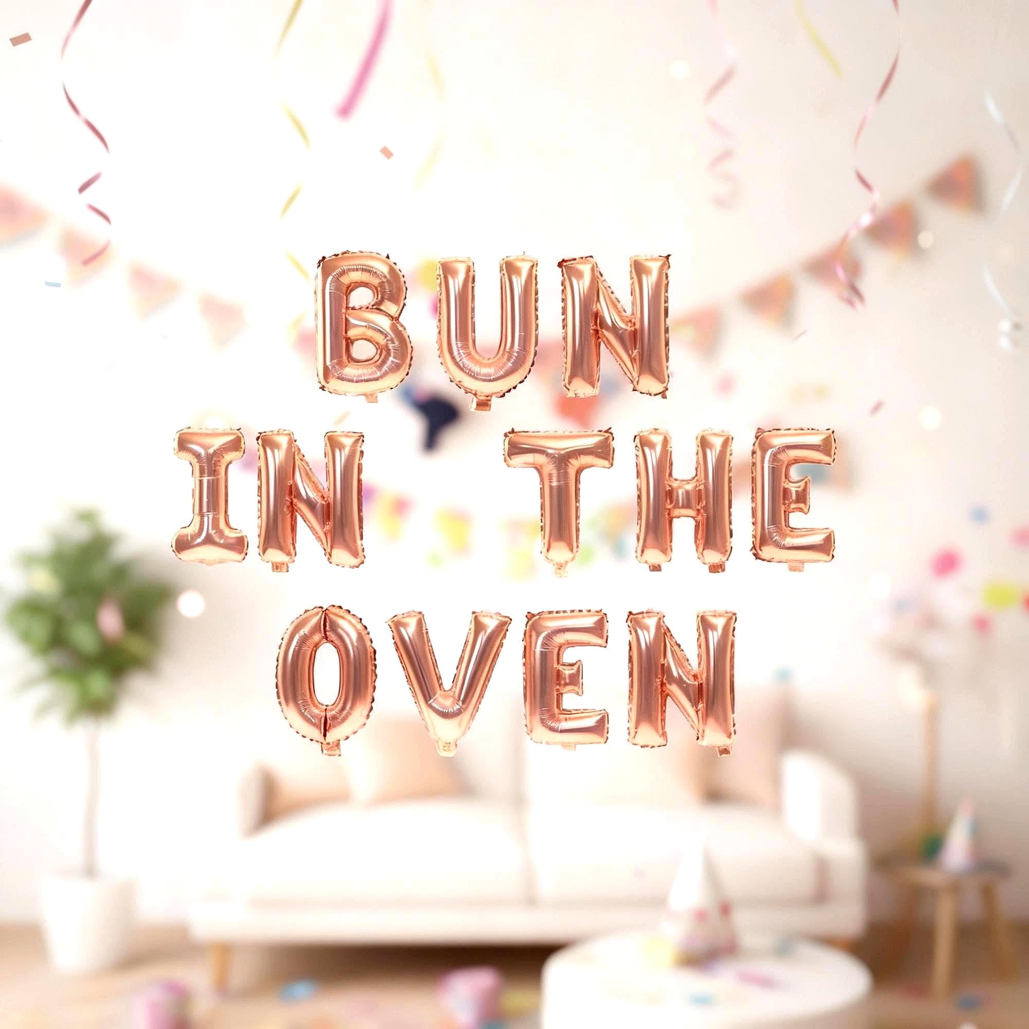 Birthday Balloon Banner Number Rose Gold Decorations - BashMint party decoration