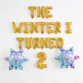 Star Birthday 2nd Balloon Banner Rose Gold Decorations - BashMint party decoration