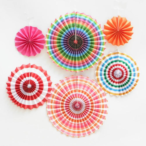 Fiesta Baby Shower Paper Fan Decorations Taco - BashMint party decoration