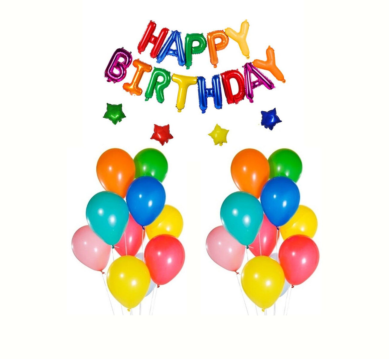 Star Birthday Balloon Banner Red Decorations - BashMint party decoration