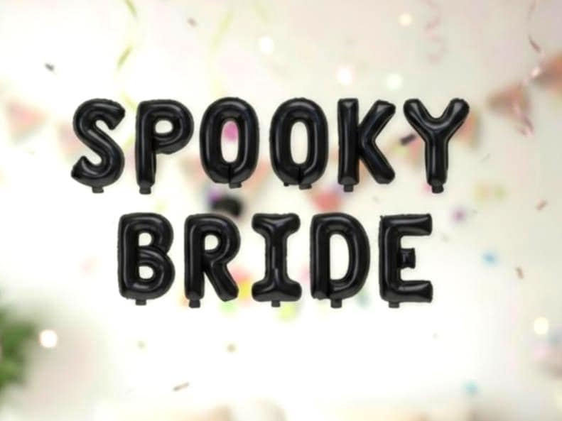 Bride Bachelorette Party Balloon Banner Heart Rose Gold Decorations - BashMint party decoration