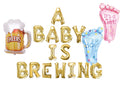 Pumpkin Baby Shower Balloon Banner Letter Rose Gold Decorations - BashMint party decoration