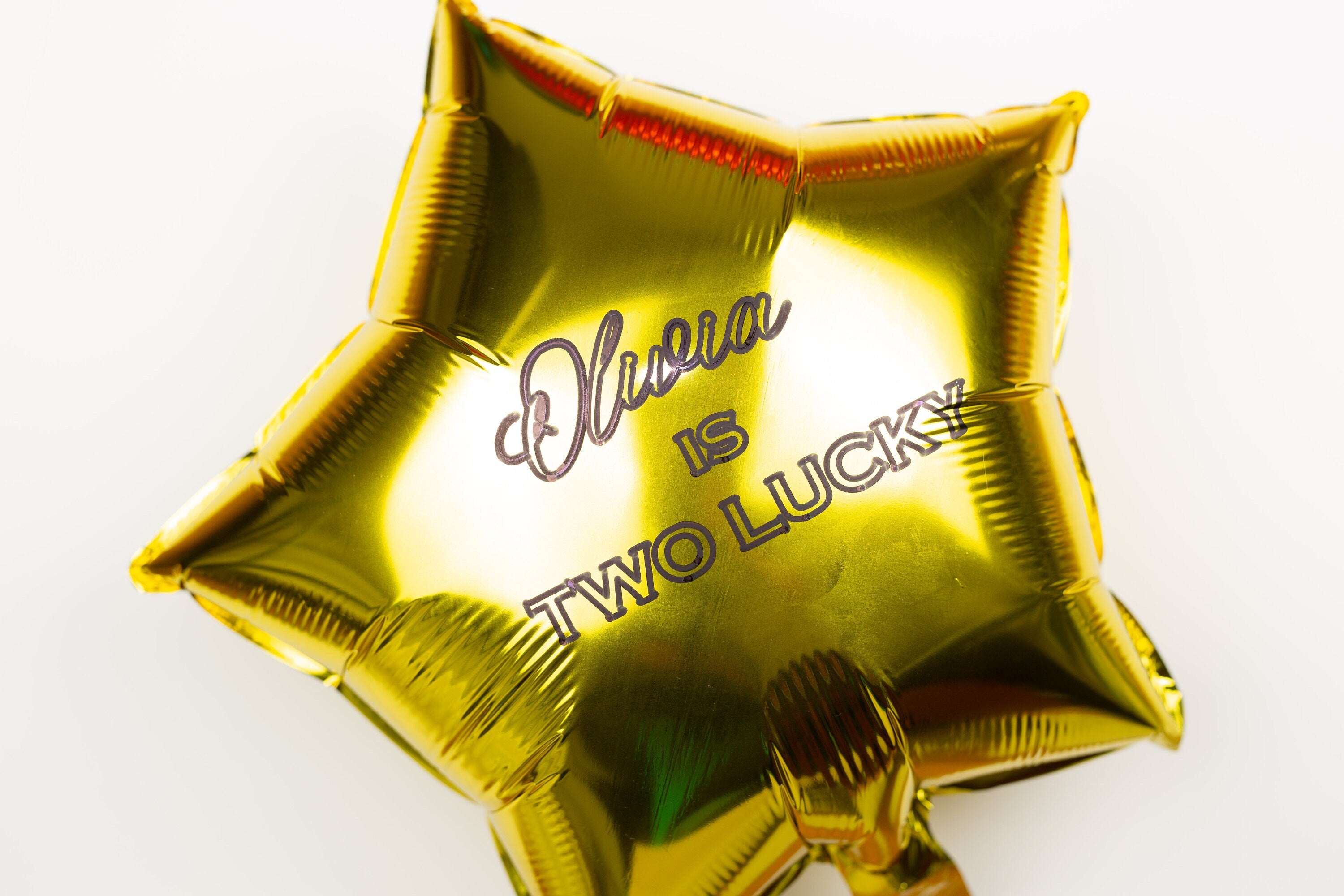 Lucky Four St. Patrick’s Day 4th Balloon Banner Heart Gold Decorations - BashMint party decoration