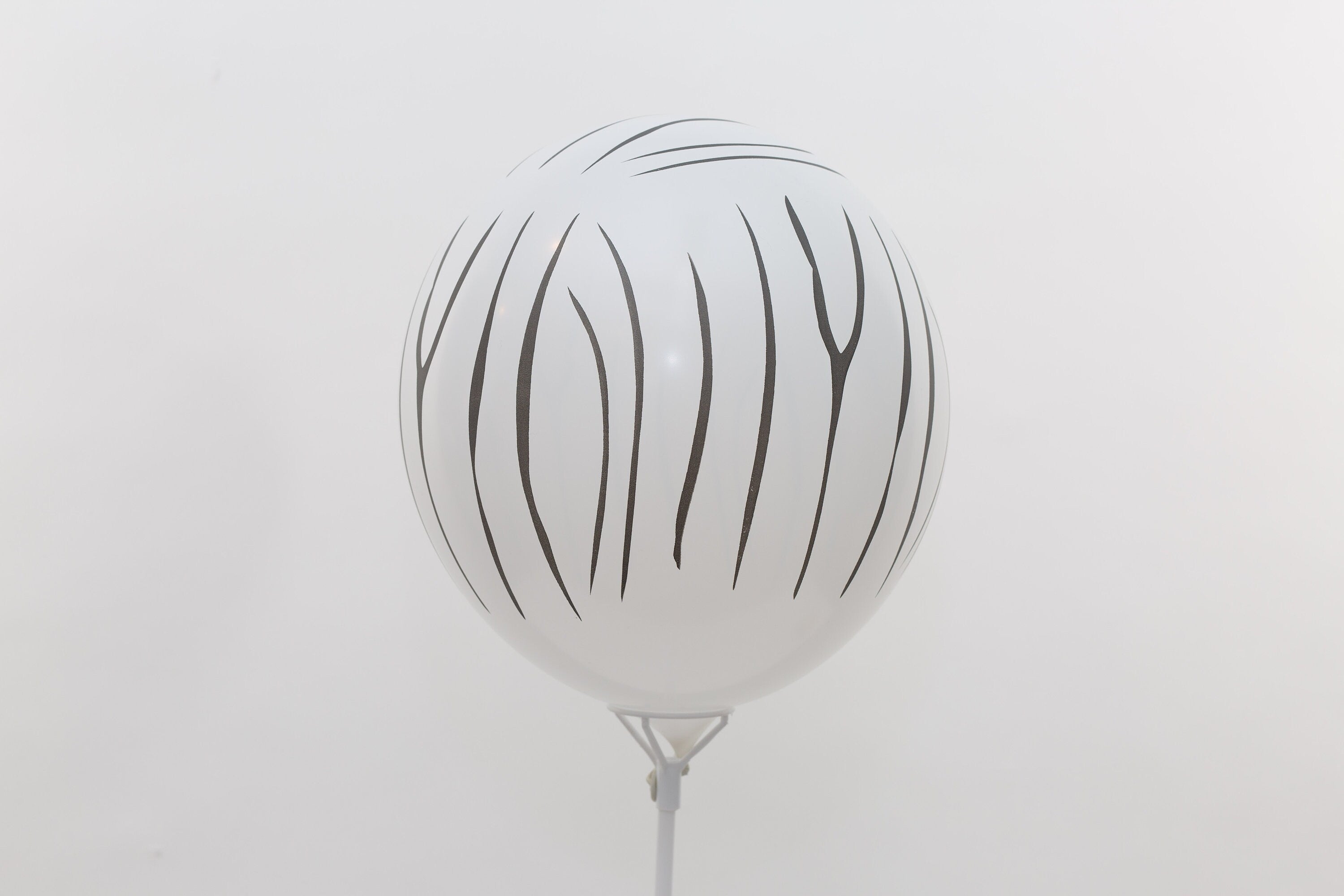 Safari Birthday Balloon Banner Heart Black Decorations - BashMint party decoration