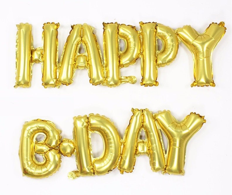 Birthday Party Balloons Number Rose Gold Decorations - BashMint party decoration