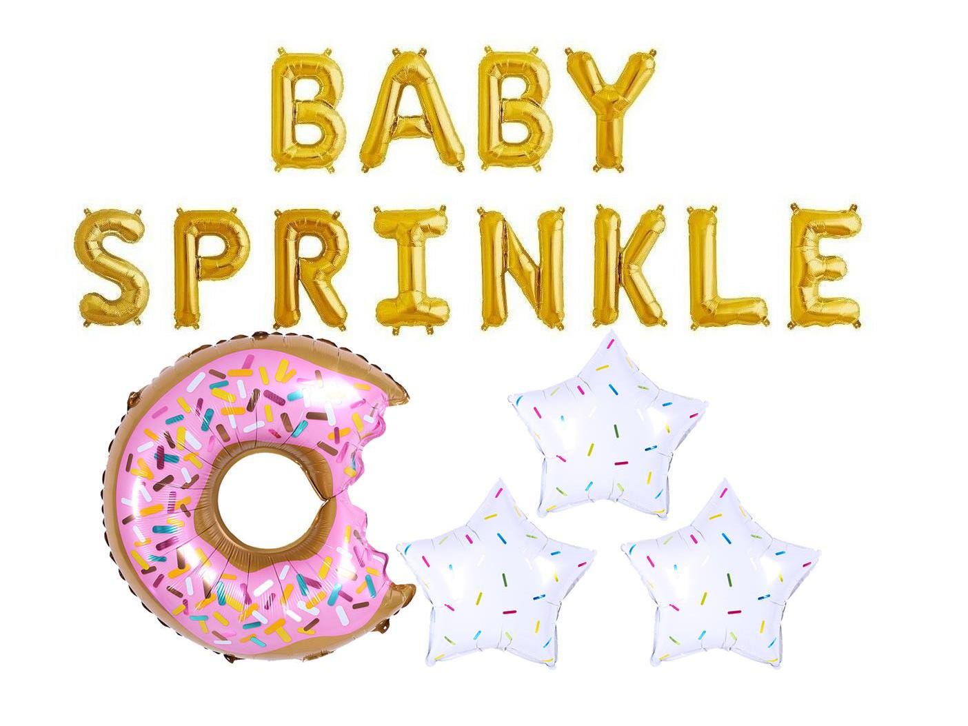 Star Baby Shower Balloon Banner Rose Gold Decorations - BashMint party decoration