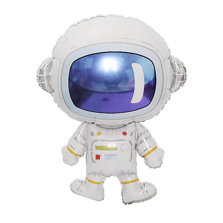 Astronaut 2nd Birthday Party Balloons Heart Decorations - BashMint party decoration