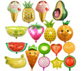 Strawberry Birthday Balloon Banner Heart Gold Decorations - BashMint party decoration