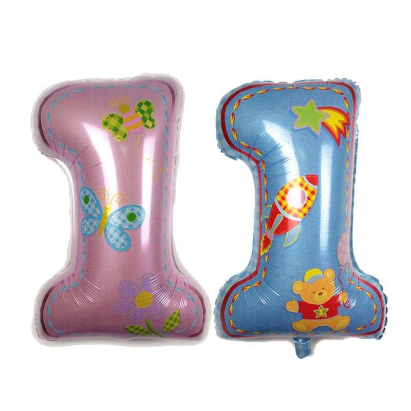 Star 1st Birthday Party Balloons Heart Rose Gold Decorations - BashMint party decoration