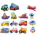 Truck Birthday Party Balloons Rocket Black Decorations - BashMint party decoration