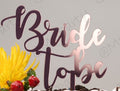 Bride to be  Cake Topper Acrylic Mirror Engagement Party CakeTopper Smash Topper Bach Bachelorette Bride to bee engaged Miss to Mrs Bride