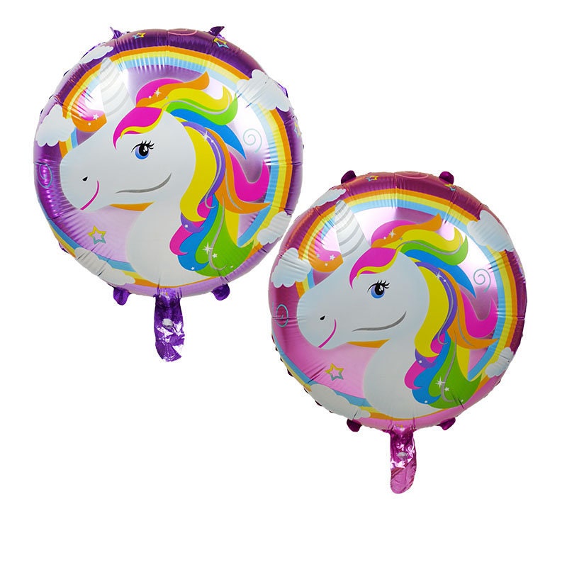 Unicorn Baby Shower Party Balloons Heart Pink Decorations - BashMint party decoration
