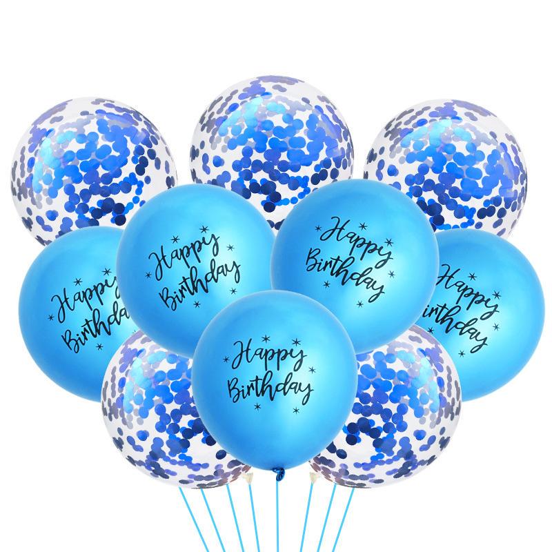 Birthday 6th Balloon Banner Letter Rose Gold Decorations - BashMint party decoration