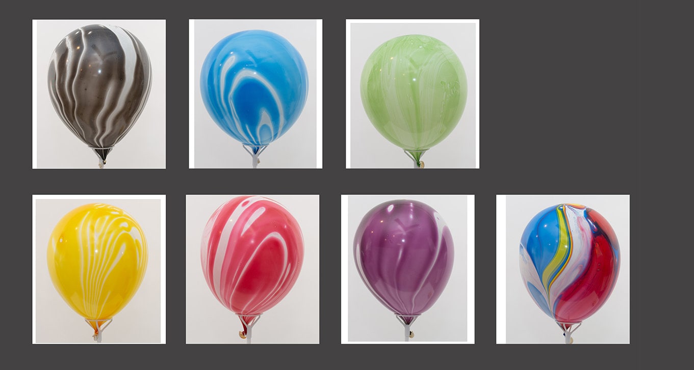 Rainbow Birthday Party Balloons Number Black Decorations - BashMint party decoration