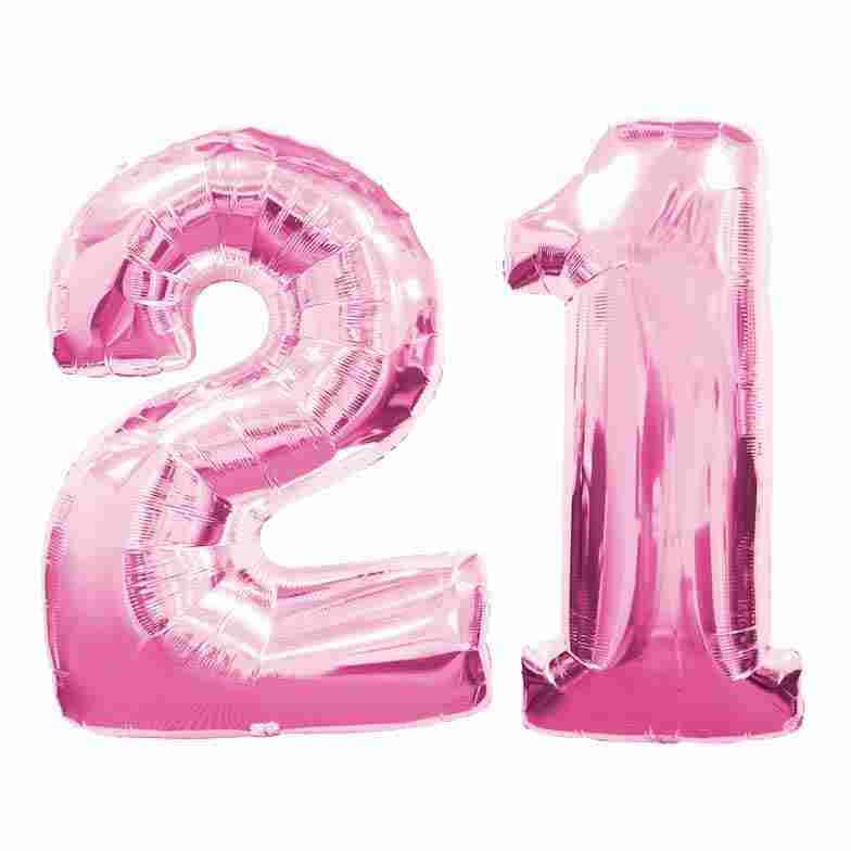 Birthday Party Balloons Number Rose Gold Decorations - BashMint party decoration