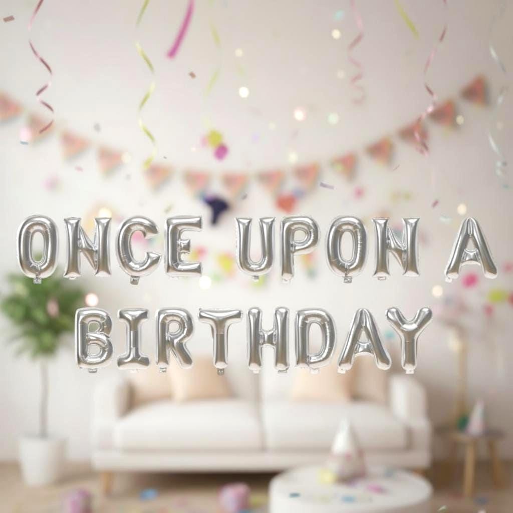 Birthday Balloon Banner Number Rose Gold Decorations - BashMint party decoration