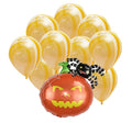 Pumpkin Halloween Balloon Banner Yellow Decorations - BashMint party decoration