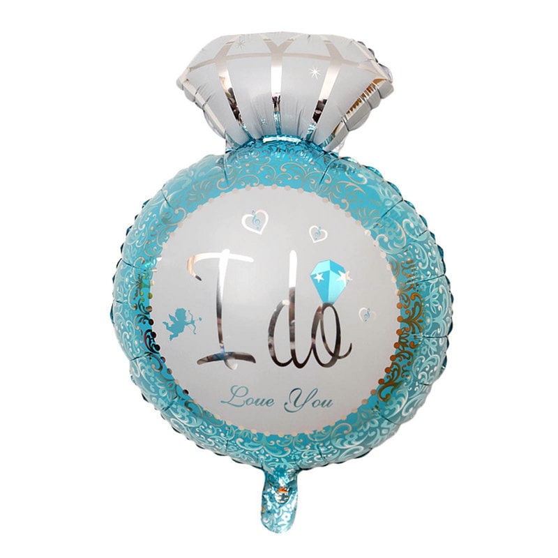 Star Bachelorette Party Party Balloons Heart Blue Decorations - BashMint party decoration