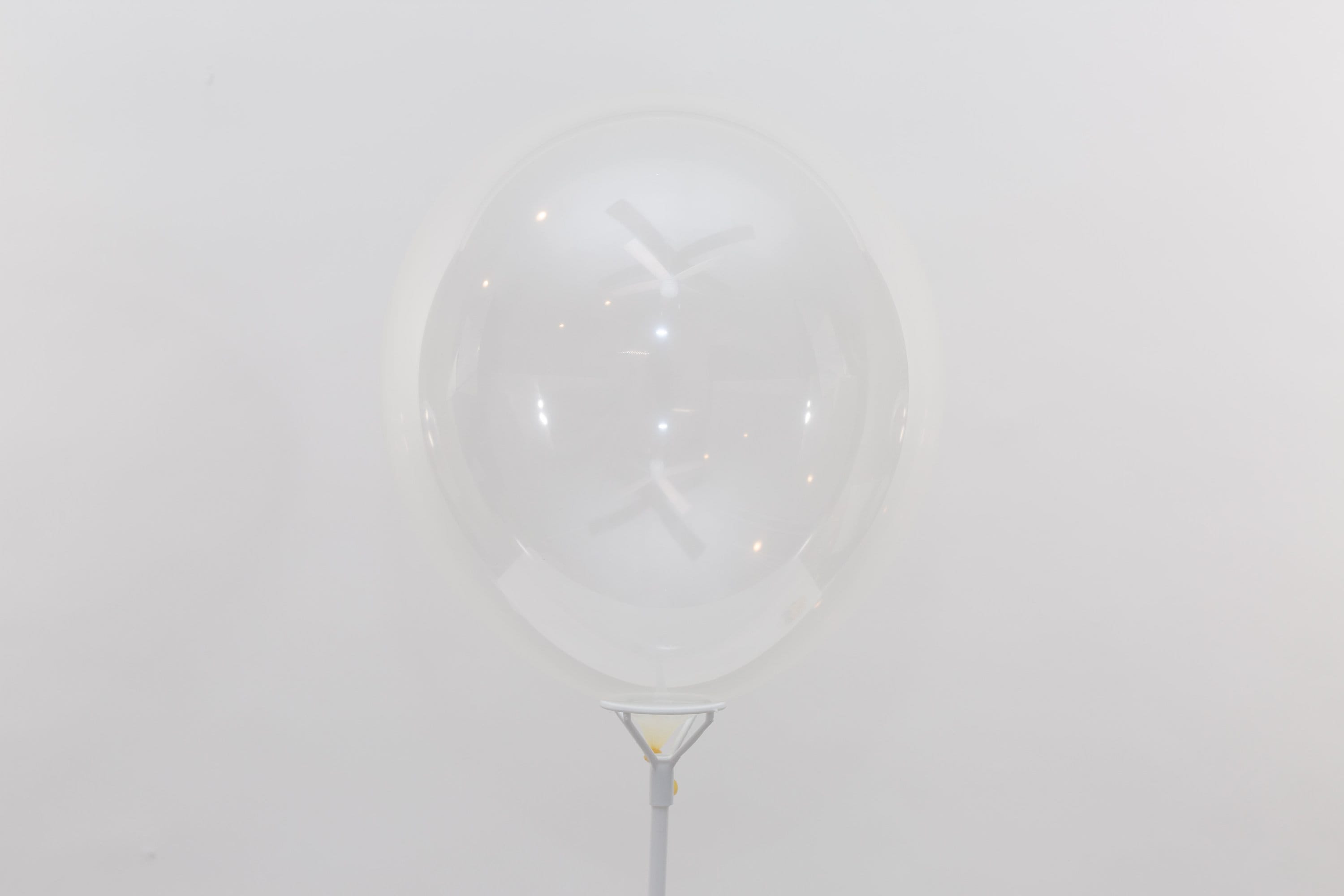 5 pcs Clear Balloons 12 Inch Latex Balloons with White Stars for Wedding Bridal Baby Shower Birthday Bubble Bar Mitzvah Under the Sea Party