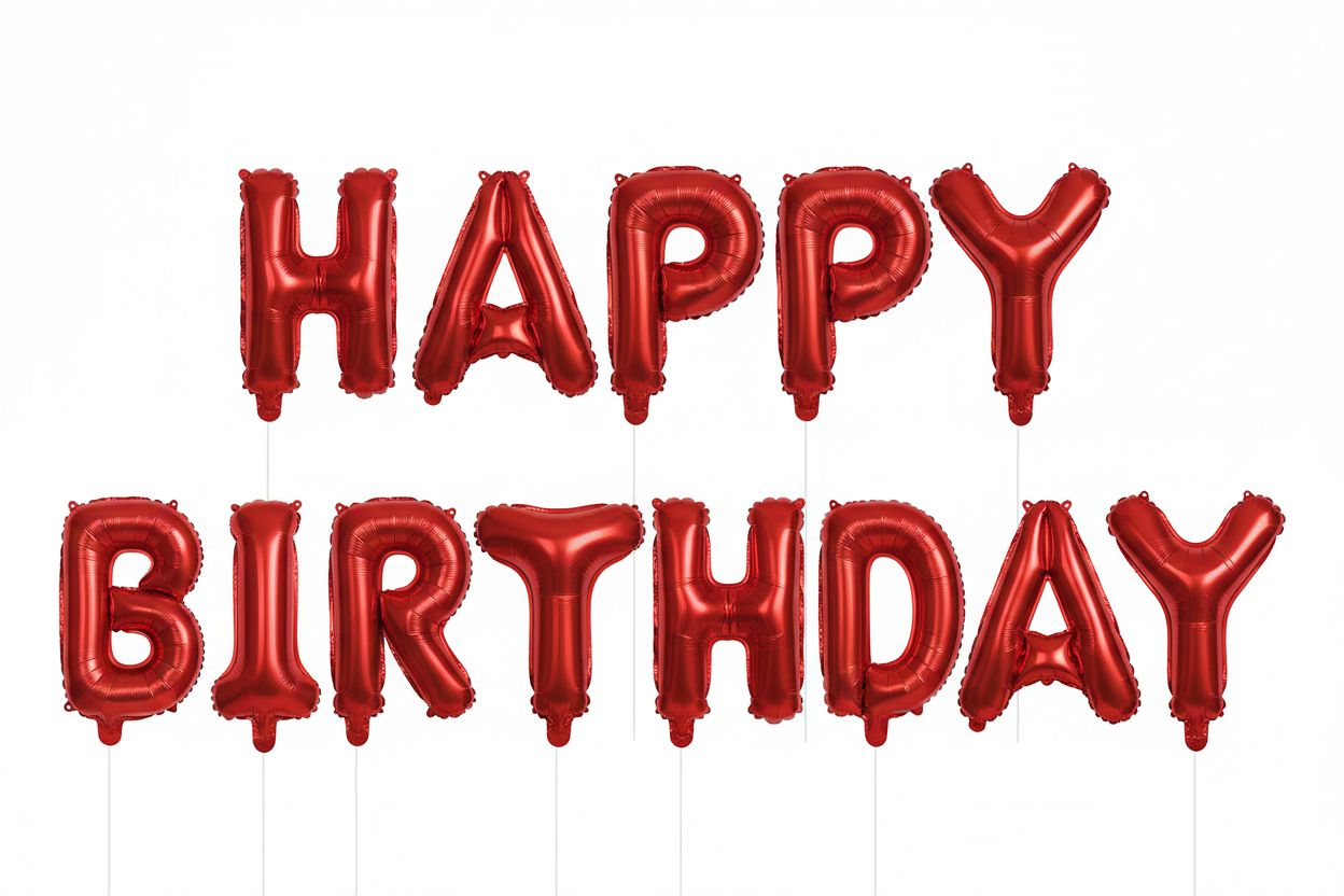 Happy Birthday Party Balloons - Birthday Decor, 9 colors